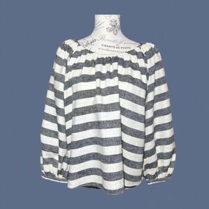 Who What Wear Boxy Top With Oversized Sleeves